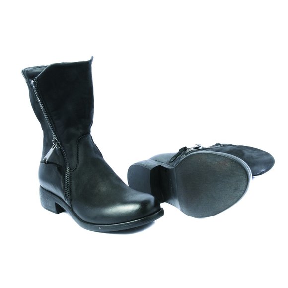 Elena Lachi Biker inspired Ankle boot Double Zip - Picture 6 of 7